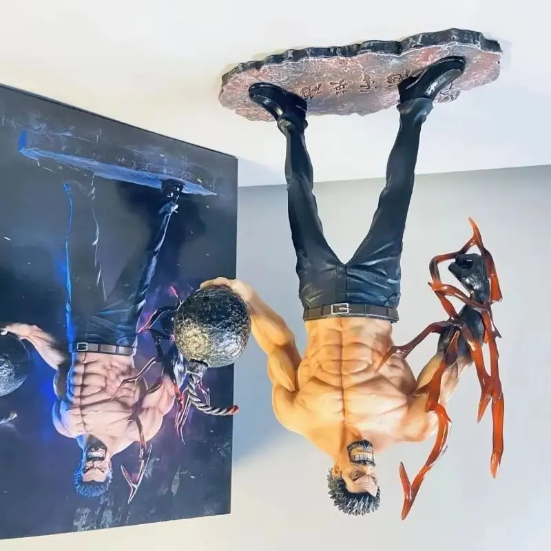 

One Piece Series Sky Drawn Iron Fist Garp Standing Posture Cape Figurine Model Peripheral Ornaments Action Figures Collection