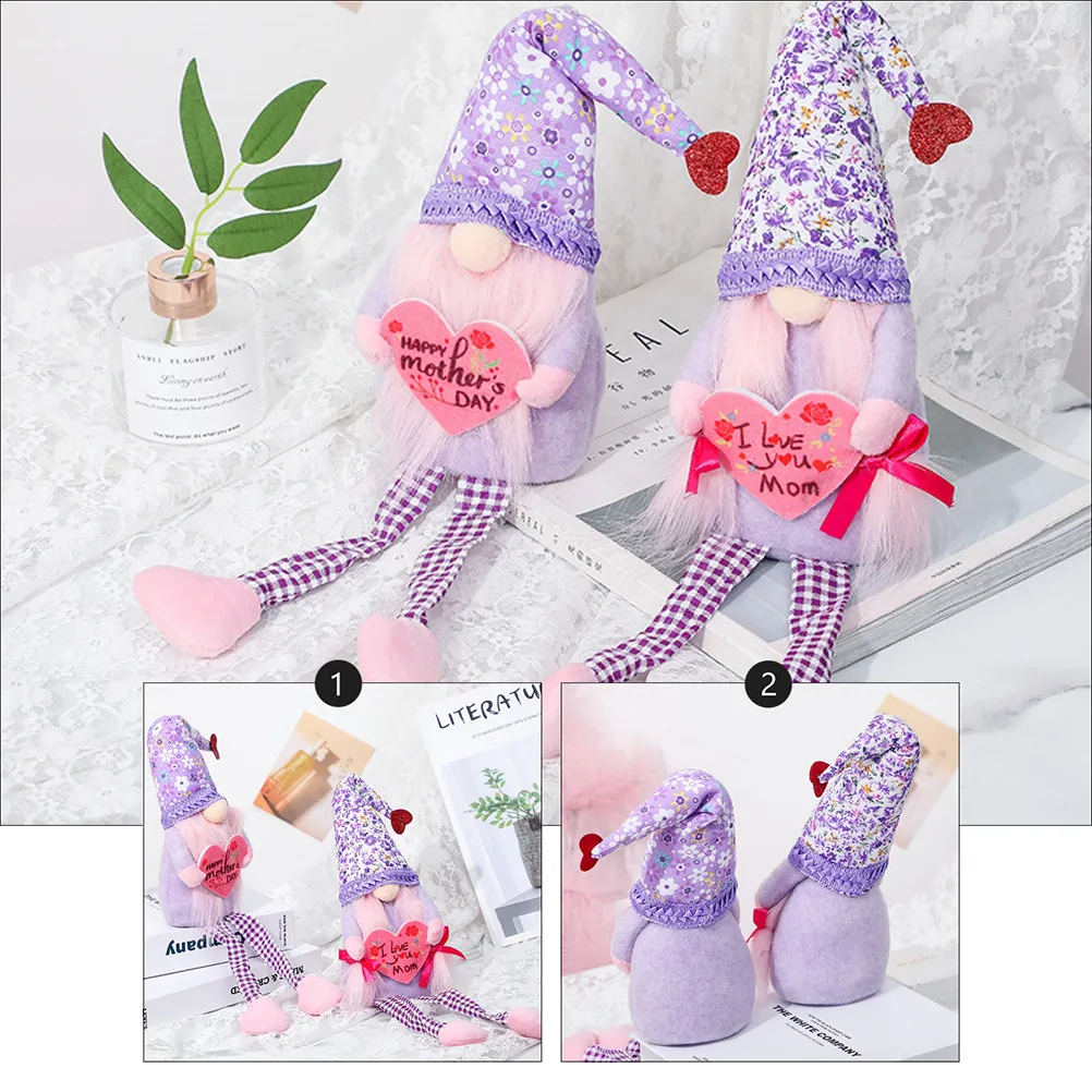 

Mothers Day Craft Crafts for Children Desktop Ornaments Mom Cute Mother's Present Figurine Home Decorations