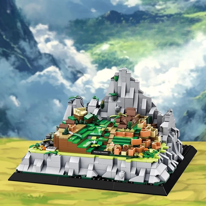 

SEMBO, Cusco, Peru, Machu Picchu building blocks, creative, trendy, assembling construction, children's educational model toys