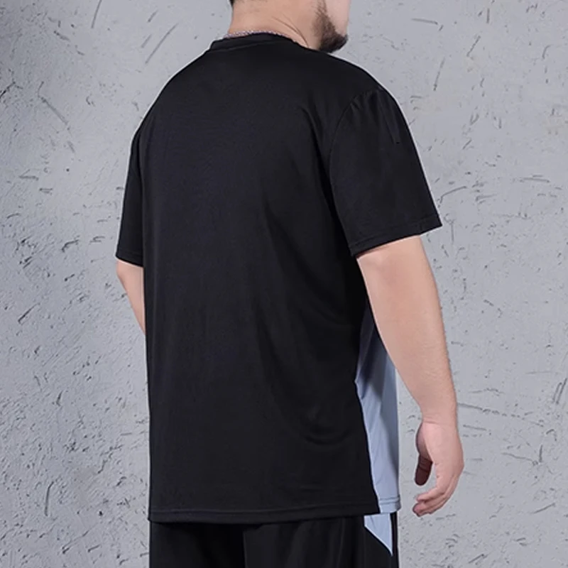 Men\'s Popular T-shirt Big Size 6XL/7XL 110-175KG Fashion Gradient Loose Short Sleeve Round Collar Tees Summer Oversized Tops