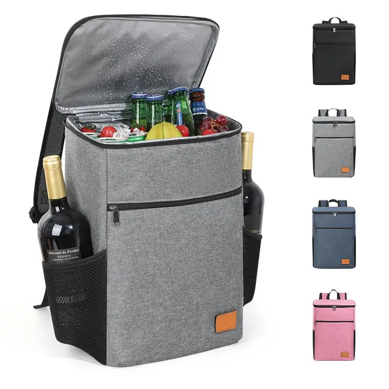 

Large Insulated Lunch Cooler Bag Outdoor Leakproof Cooler Ice Bag Thickened Thermal Backpack Waterproof Camping Picnic Bag