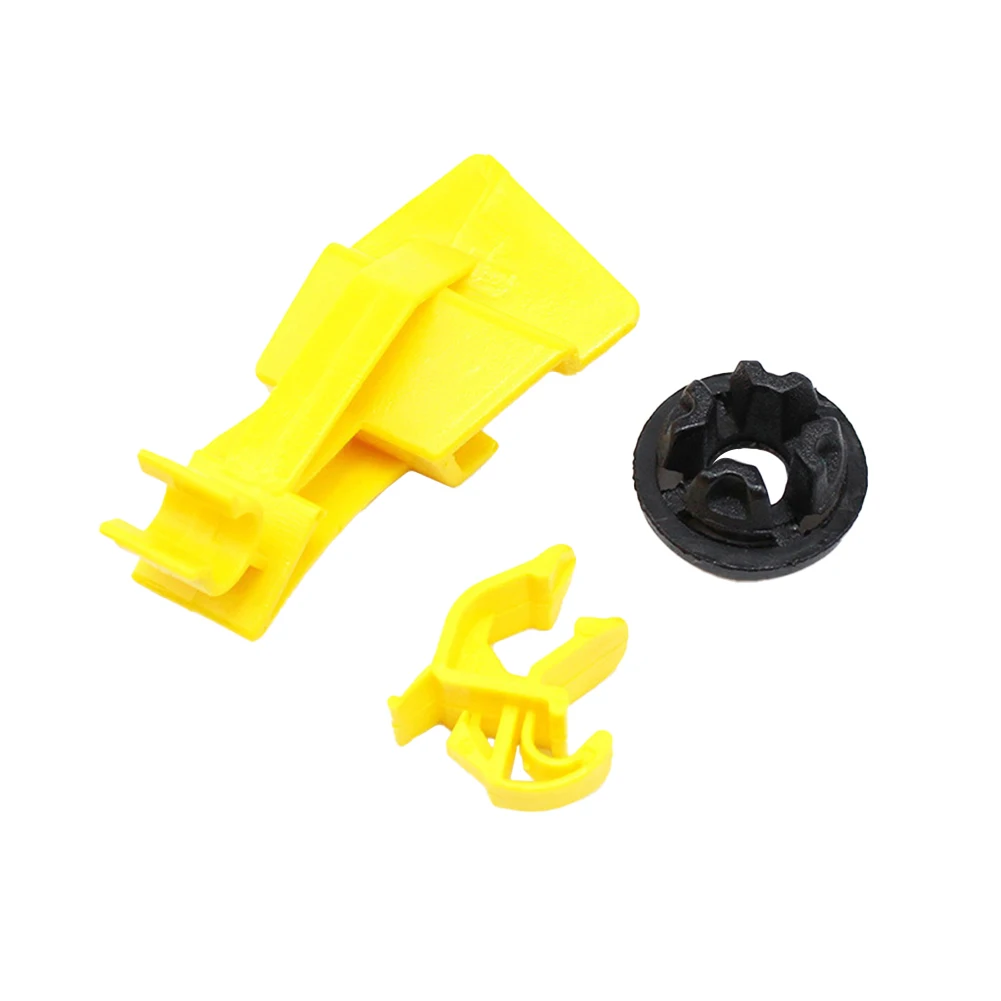 3pcs/set Car Support Rod Clamp Car Accessories Yellow+Black Plastic Car Bonnet Support Rod Clamp FOR Ford For Escape