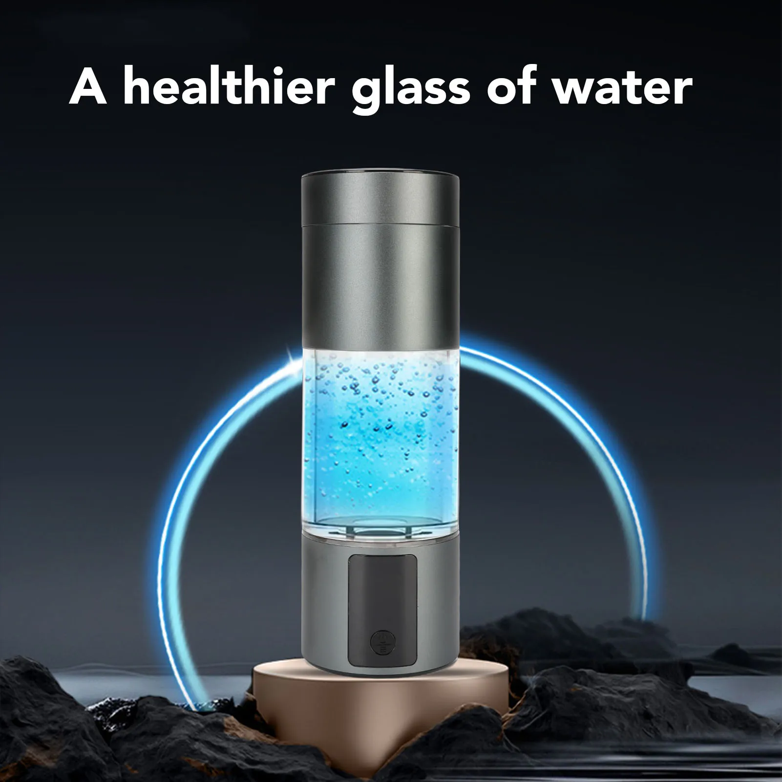 

Бутылка для воды с водородом, 280 мл, технология SPE PEM, 3000ppb, портативный генератор воды с богатой водородом, чашка для дома, фитнеса, офиса, путешествий