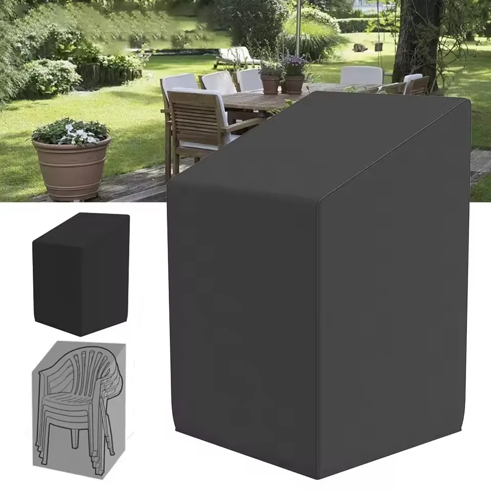 1PC Stacked Chair Dust Cover Storage Bag Outdoor Garden Furniture Protector High Quality Waterproof Dustproof Chair Organizer