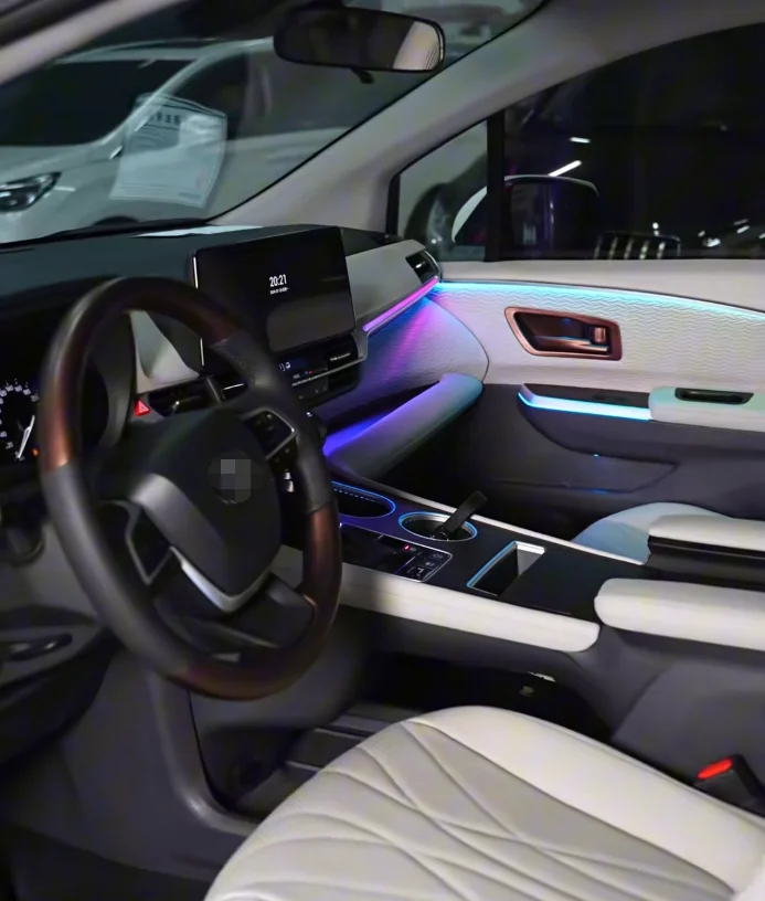 ICarsin Upgrade 256 Colors Symphony Led Car Interior Ambient Lighting for Sienna 2021-2024 Strip Decoration Accessories