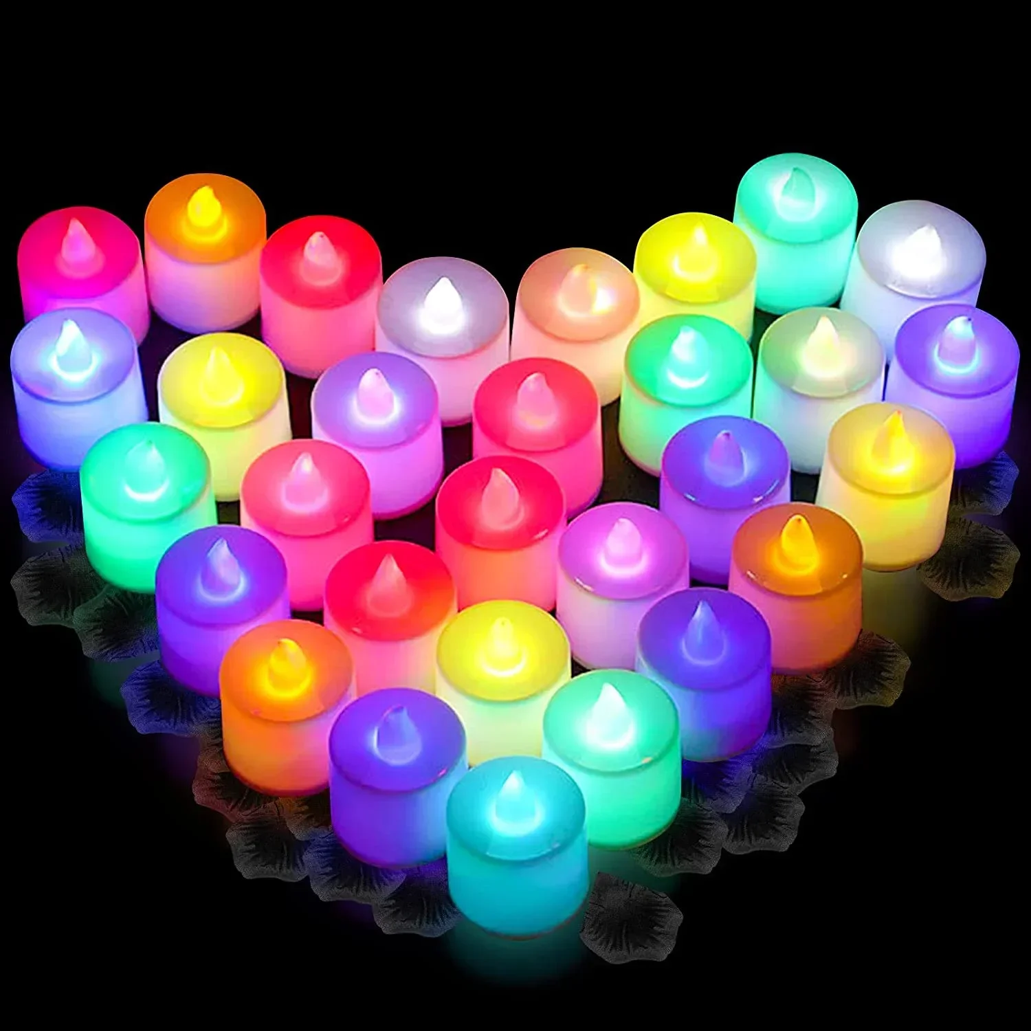 LED Tea Light Candles, Flameless Candles, Battery Electric Candles, Romantic Wedding Parties, Birthday Home Decorations