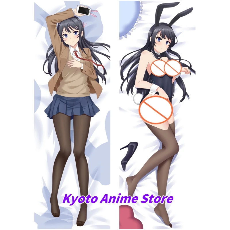 

Dakimakura Anime Pillow Case My Teen Romantic Comedy SNAFU Sakurajima Mai Double-sided Print Of Life-size Body Pillowcase Gifts