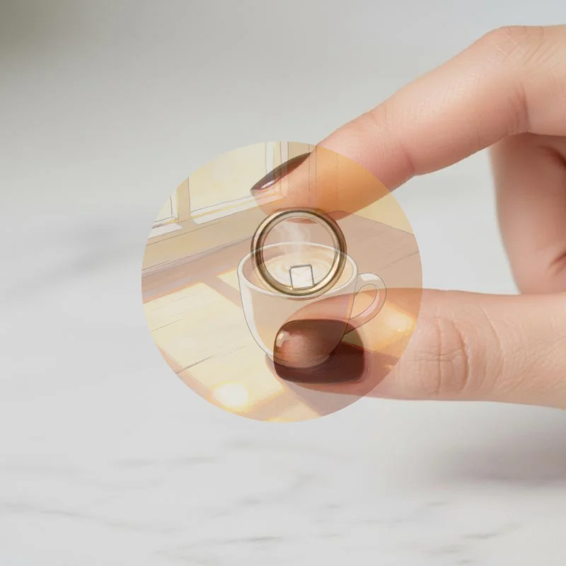 Anel Magnético Oco para Esmalte Gel Olho de Gato Ferramenta de Manicure para Nail Art