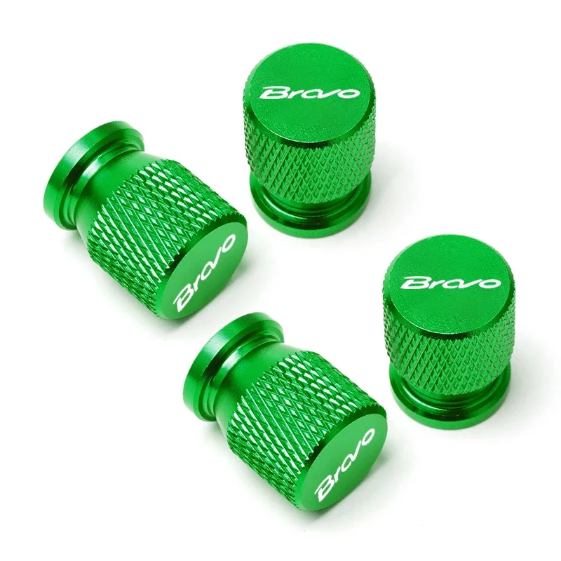 4 stuks voor Fiat BRAVO Auto Wiel Ventieldopjes Band Stem Covers Airdust Waterdicht