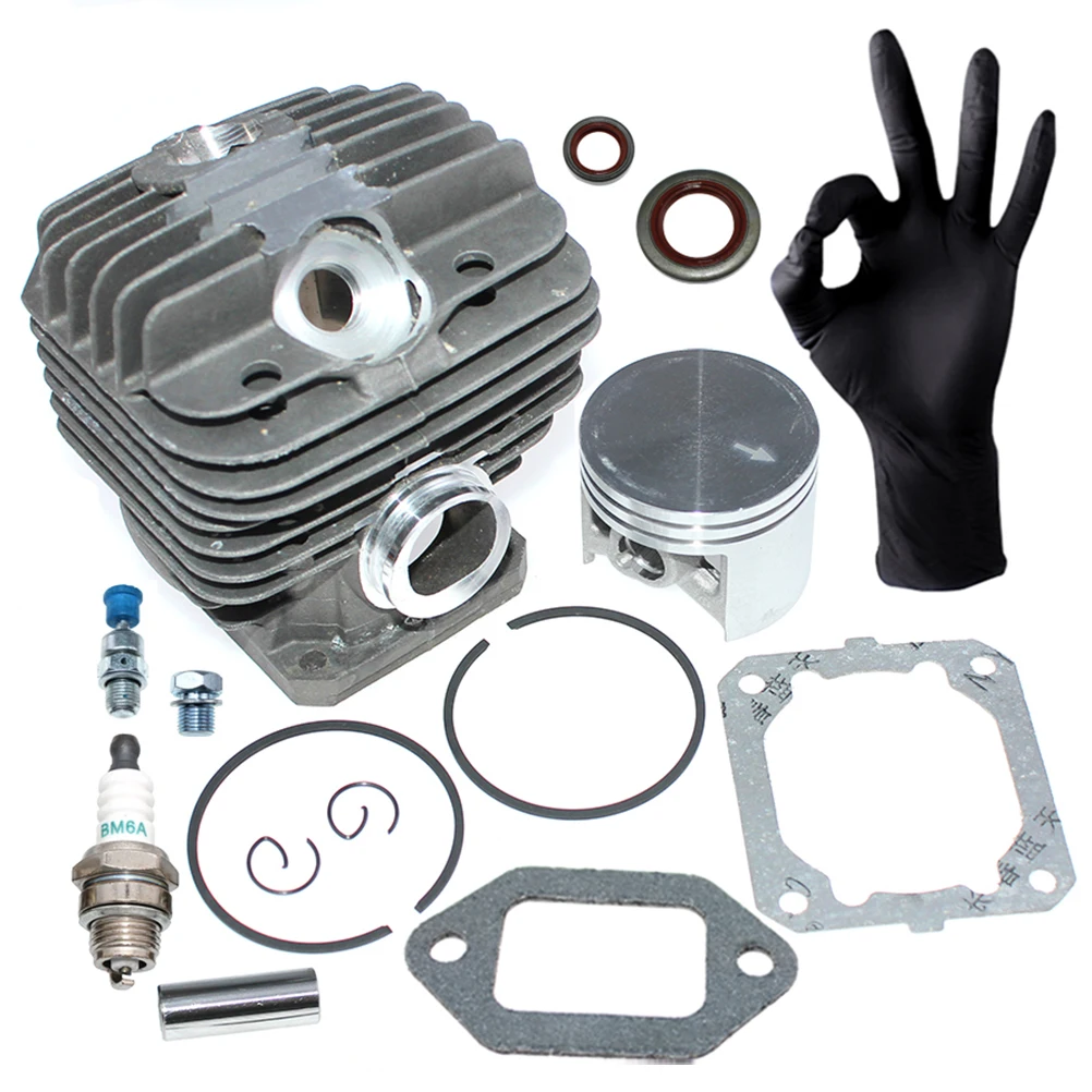 Cylinder Piston Kit With 10mm Pin For Stihl 044 044C 044W 044R MS440 MS440C MS440D MS440M MS440N MS440R MS440V MS440W MS440Z