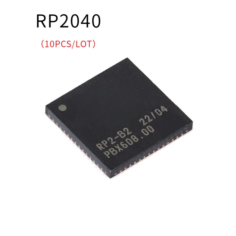 5PCS/LOT New Original RP2040 Packaging LQFN-56 ARM Cortex-M0 133Mhz Microcontroller Chip