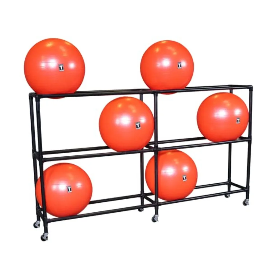 

Body-Solid SSBR200 Vertical Stability Ball Rack with Locking Wheels for Exercise Ball Storage Holds Up to 12 Balls 45cm to 75cm