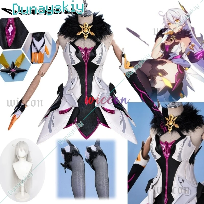 

Herrscher of the Void Cosplay Honkai Impact 3 Cosplay Costume Anime Kiana Kaslana Party Dress women Halloween Costumes