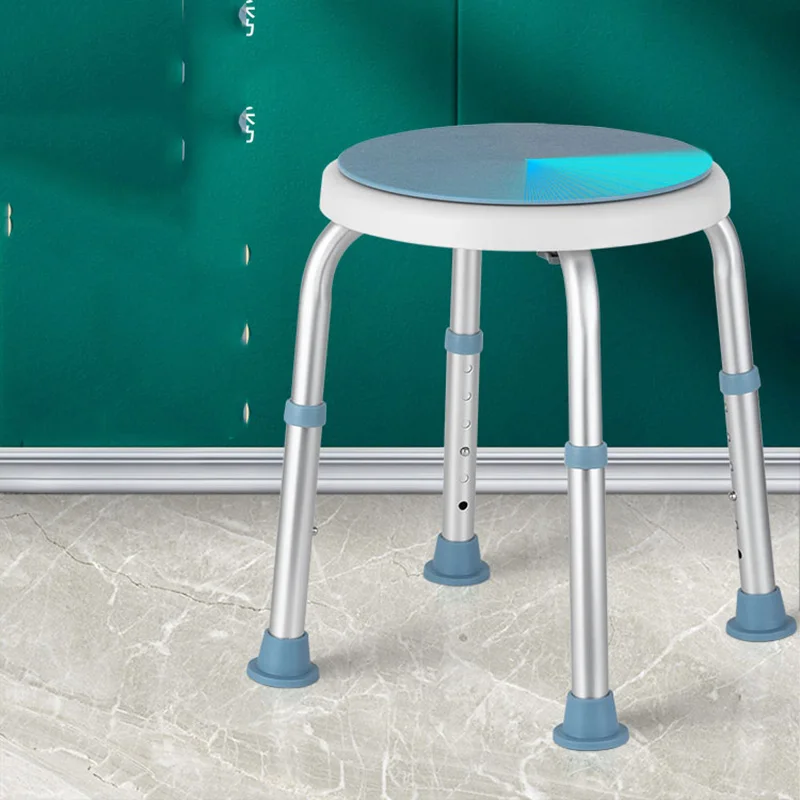 Shower Elderly Bathroom Chairs Shower Ergonomics Rotatable Footrest Bathroom Chairs Designer Stool Cadeira Ergonomica Furniture