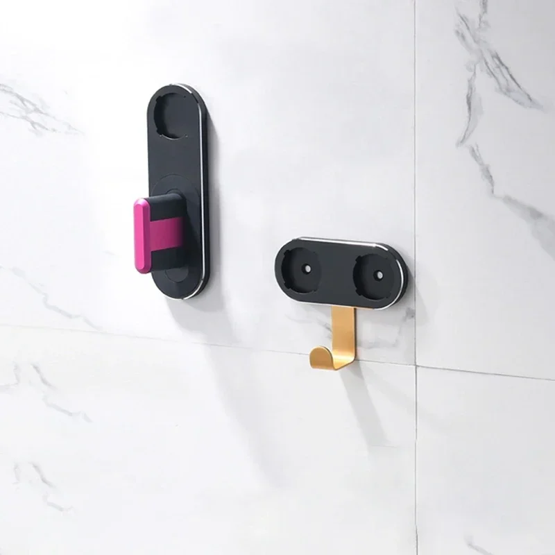 Hair Dryer Holder Wall Mount Storage For Dyson Airwrap Complete Styler Storage Rack For Hair Curling Wand Bathroom view 2
