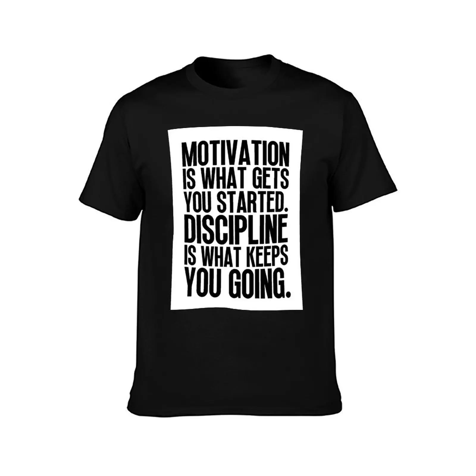 Motivation VS Discipline T-Shirt UV Protection Outdoor Tee Shirt T-Shirt