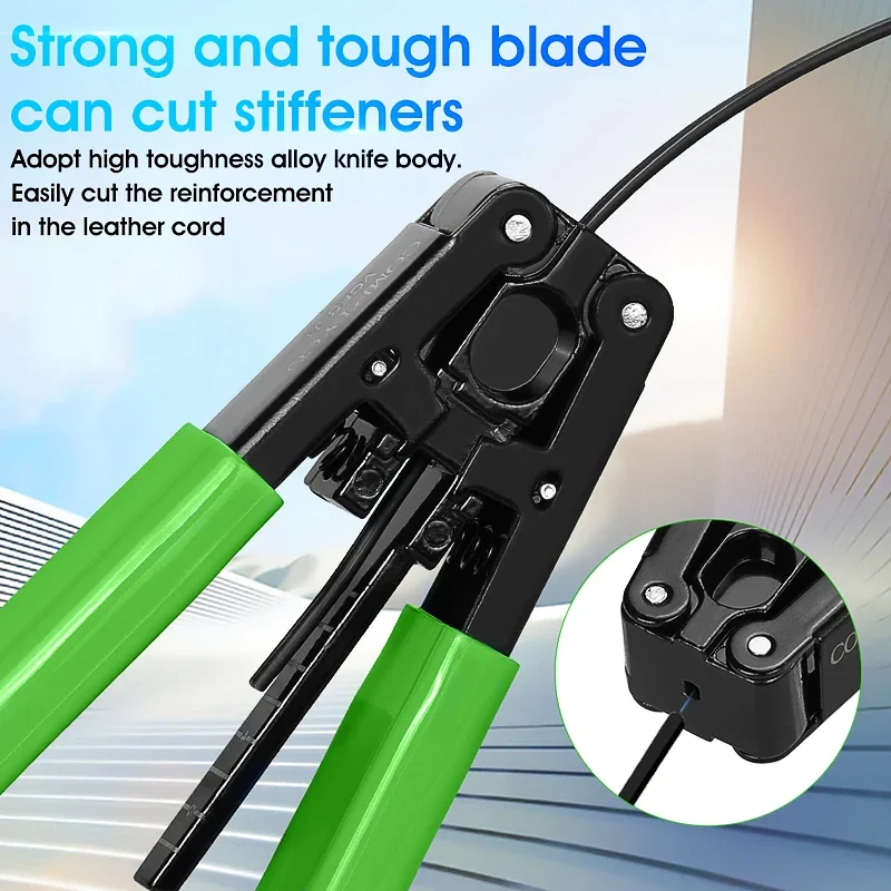 VCFS-J1 Optical Fiber Wire Stripper FTTH Cable Wire Stripper Plier Cutting Stripping Peeling Plier Electrician Repair Tool