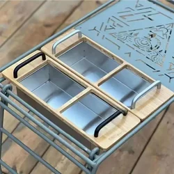 Outdoor Camping IGT Seasoning Storage Box IGT Dining Table Cool Outdoor Camping Kitchen Accessories