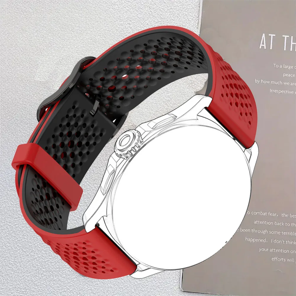 22mm Sport Siliconen Horlogeband Voor Xiaomi Mi Horloge S4 S3 Mi Horloge s2 42mm 46mm Voor Mi Horloge Kleur Mibro X1 Vervanging Band