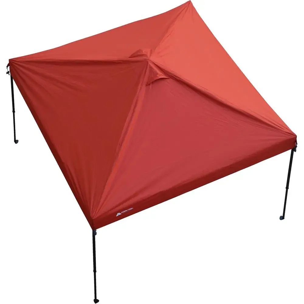 Outdoor Baldachin Abdeckung Ersatz 10 'x 10' rot wasserdicht Sonnenschutz Shelter Camping Events zusammen klappbar und leicht passt