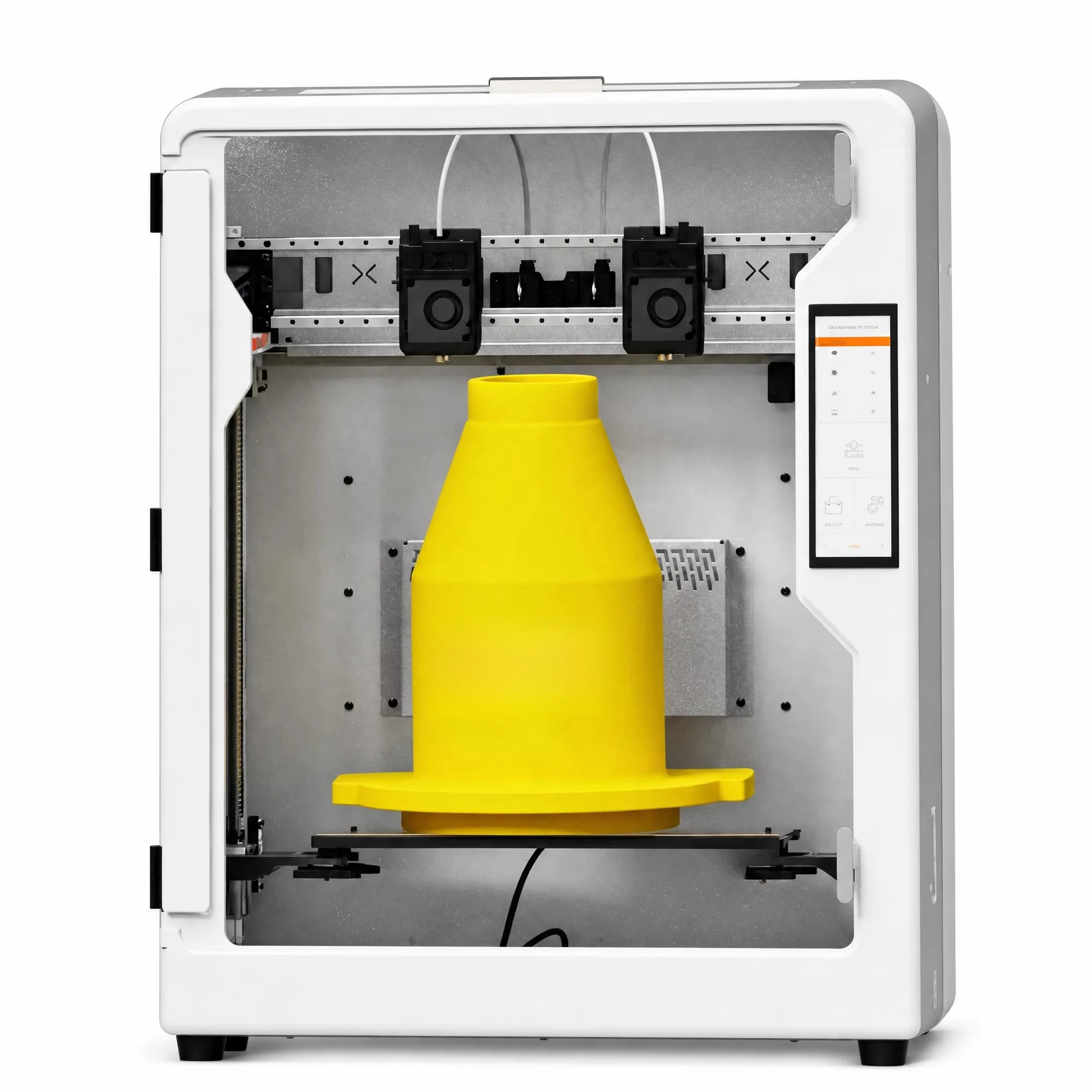 Dual Extruder 3D Printer 250x330x370mm Enclosed FDM Printing Machine for Prototype Lab Two Nozzles