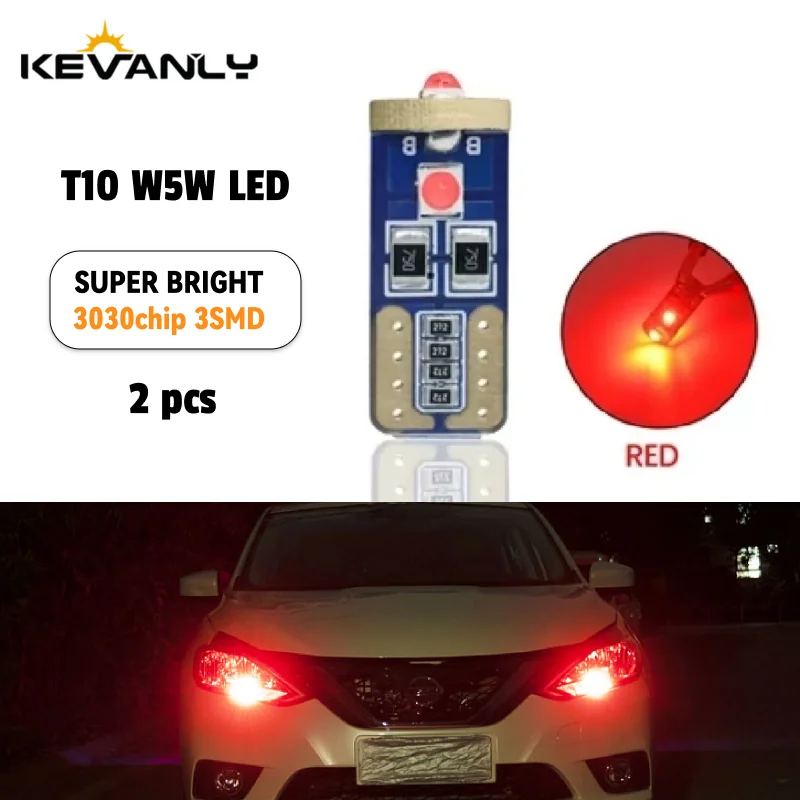 2 قطعة T10 W5W WY5W 501 2825 168 جودة عالية 3030 3smd LED سيارة القراءة قبة أضواء مصابيح ماركر السيارات إسفين الذيل مصابيح جانبية 12 فولت