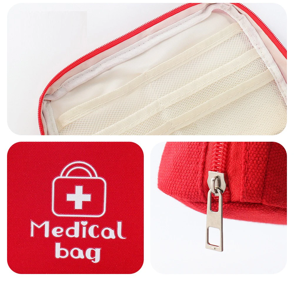 المحمولة الإسعافات الأولية حقيبة الطوارئ الإسعافات الأولية الحقيبة حقيبة طبية الطب حقيبة للتخزين سيارة في الهواء الطلق التخييم السفر مجموعة الحبال