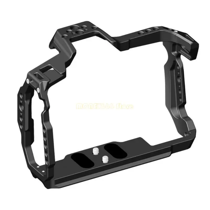 F62C Versatility Camera Cage for BMPCC 6KPro Camera Full Cage, Solid Aluminum Videography Support Accessory AntiSlip Pad