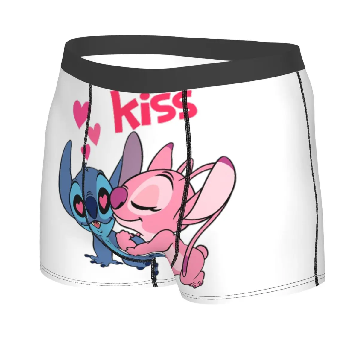 غرزة التلفزيون الكرتون الرسوم المتحركة الملاكم السراويل الرجال 3D المطبوعة الذكور تنفس سراويل داخلية ملخصات