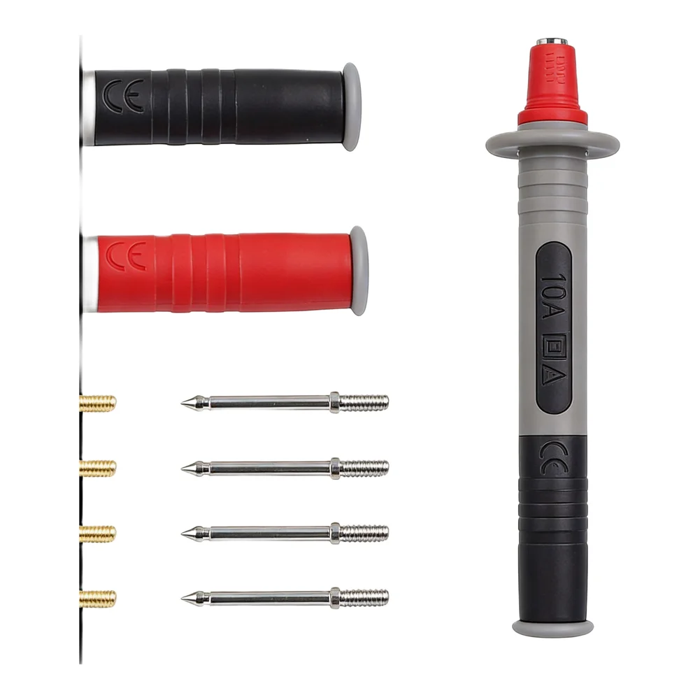 High Performance P8003 Multimeter Probes with Dual Pack and Replaceable Gold Needles for Accurate Electrical Testing