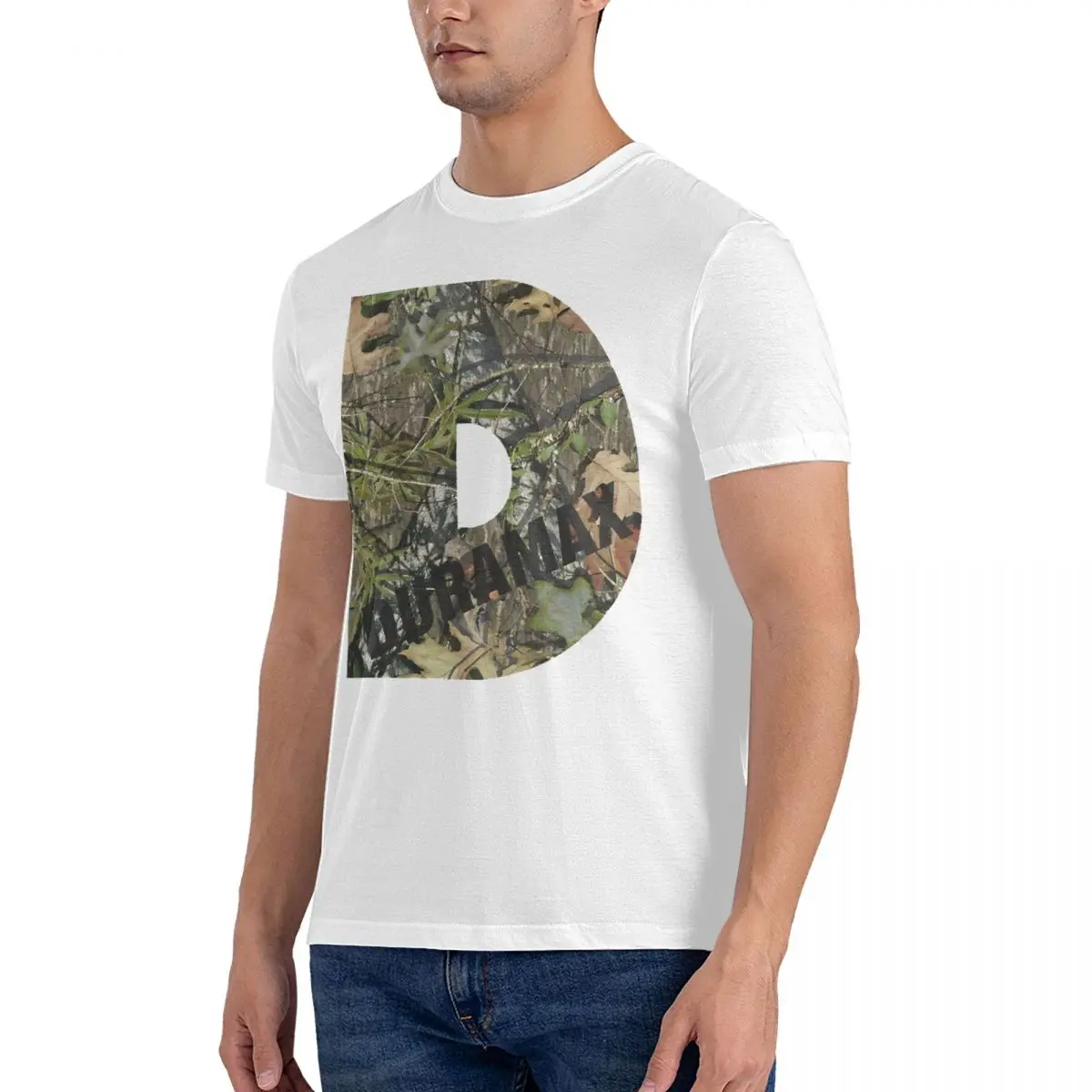 Duramax Men T Shirt Mossy Oak Leisure Tees Short Sleeve Crew Neck T-Shirt Pure Cotton New Arrival Tops