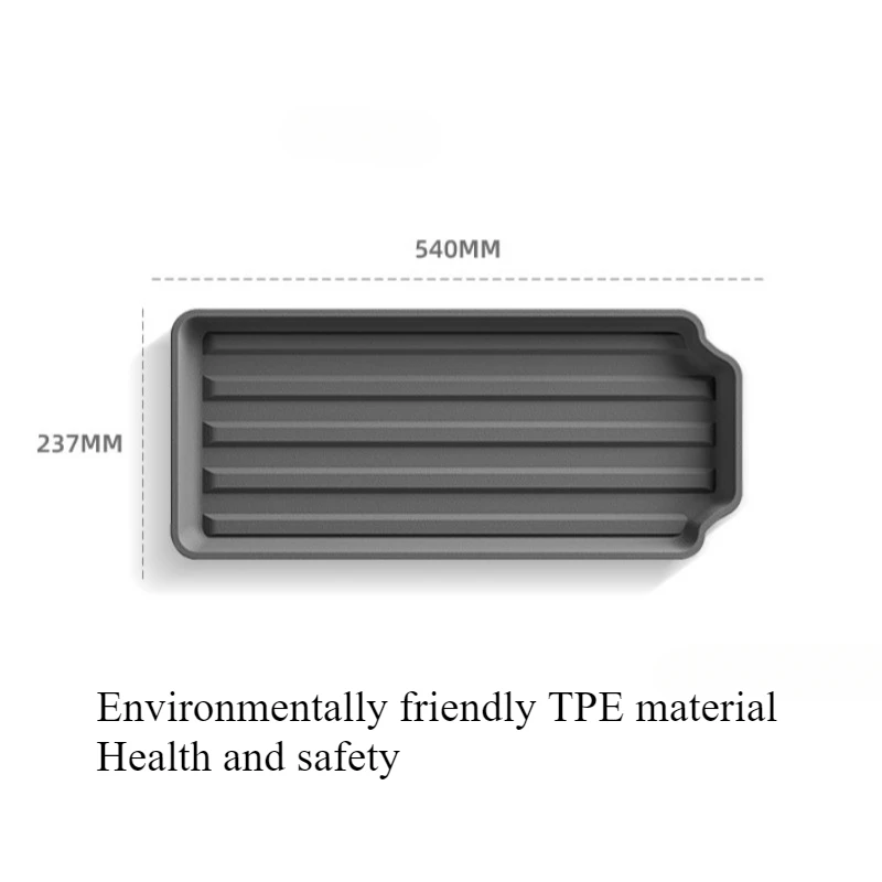 Bandeja de almacenamiento inferior de Control Central para Tesla Cybertruck 2024-2025 TPE, caja de almacenamiento para coche, bandeja organizadora, accesorios de almacenamiento y orden