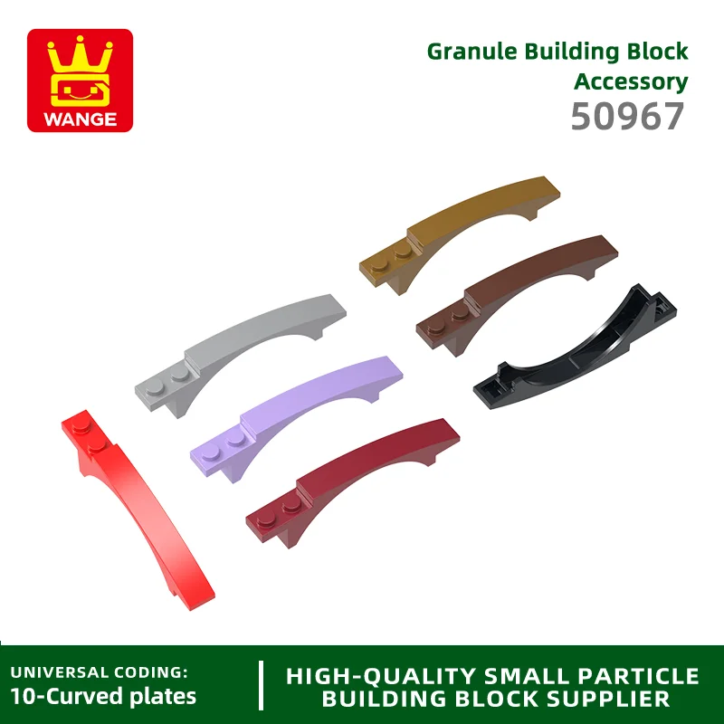 Blocos de Construção Arco Curvo para Crianças, Moc Construction, Acessórios DIY, Compatível com Brick Toys, Caixa de Presente, 50967, 20 Pçs por lote