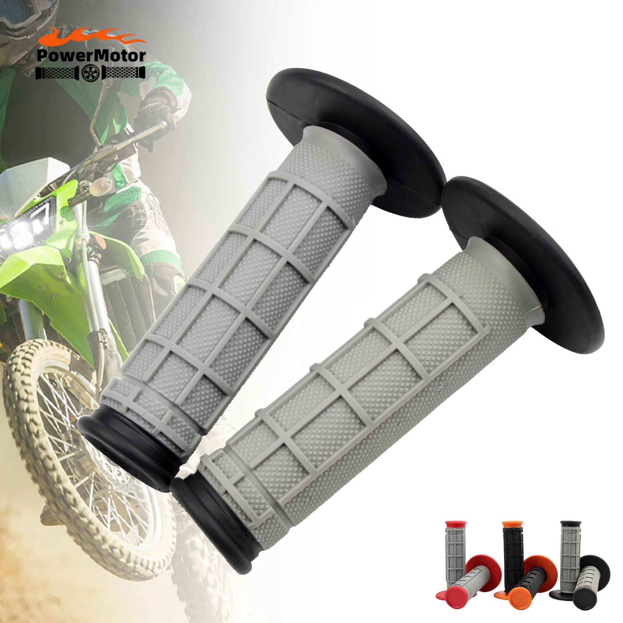 Enduro Universal Motocross Pit Dirt Bike Hand Grips For Honda CRF 250R 250X 450R CR 125 250 500 XR250 400 For Yamaha Honda