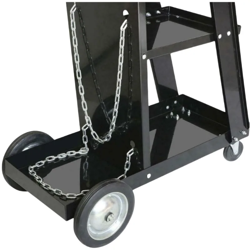 

Тележка для сварочного оборудования на 4 колесах с ручкой, плоская тележка для хранения инструментов