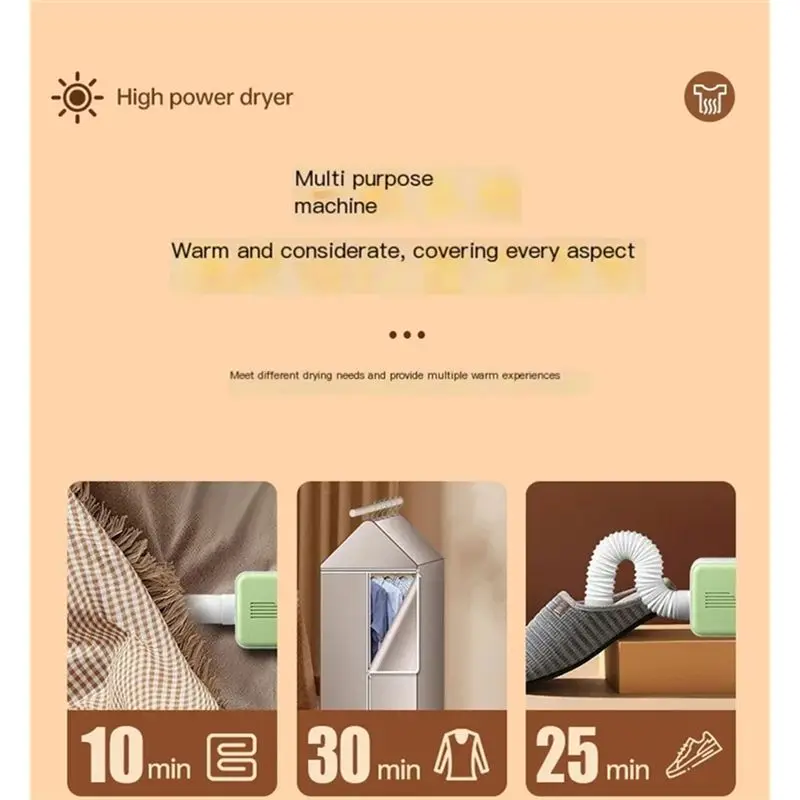 CYCLI-Pet Dog Dryer Pet Grooming Tools Dog Hair Cleaning Home Dryer Rainy Clothes Shoes Drying EU Plug view 5