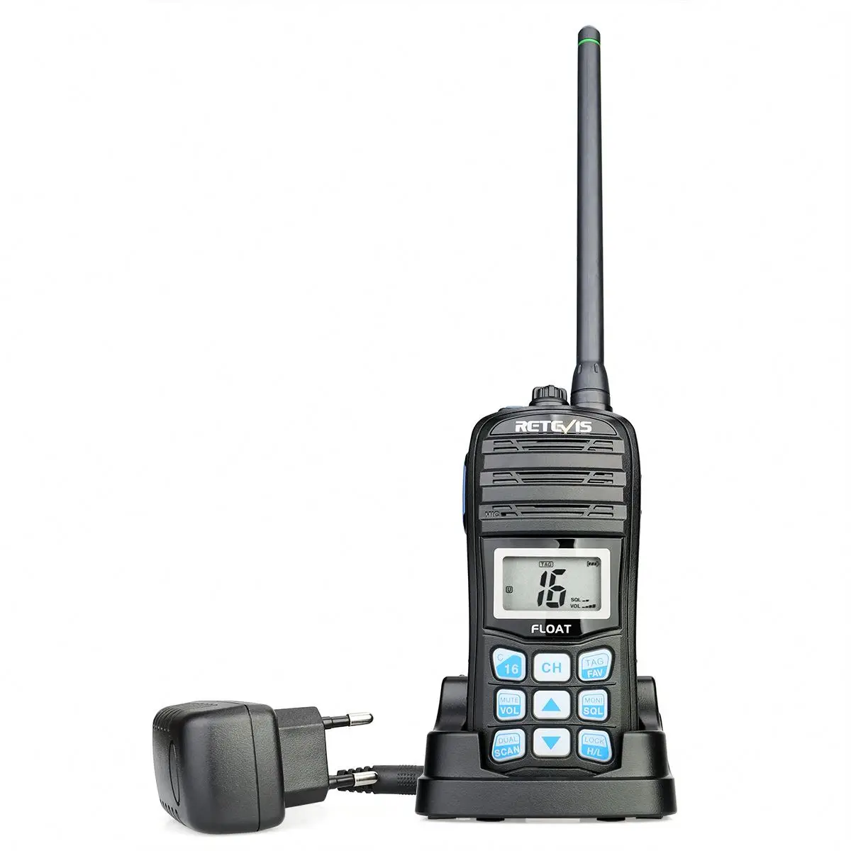 Retevis RT55 5W IP67  Marine Channels Two Way Radio Waterproof Handheld VHF walkie talkie Floating NOAA Weather Alert Long Range