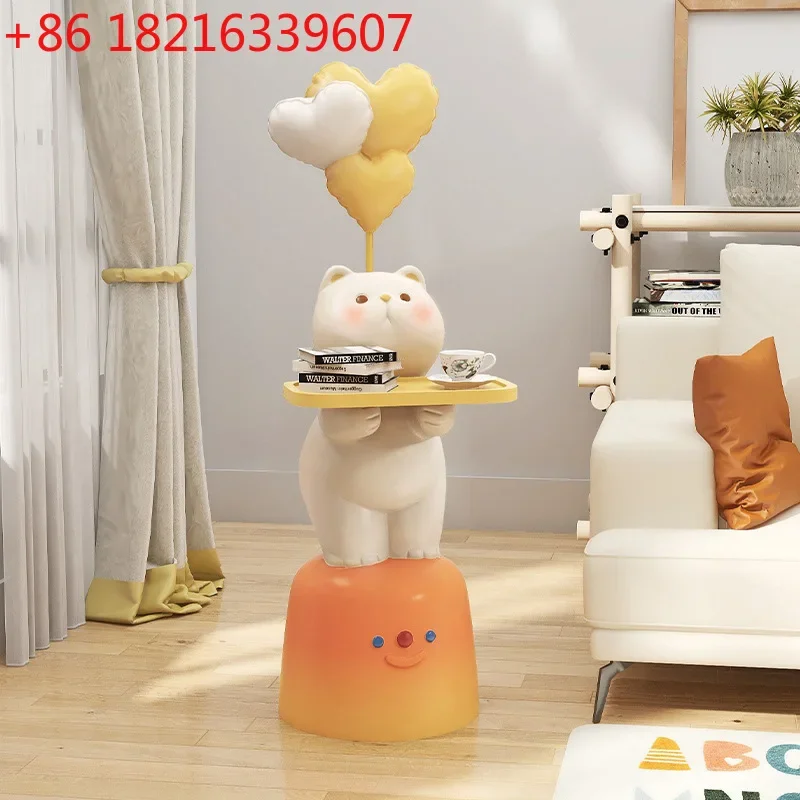 Creative coffee table, living room, household side table, TV cabinet, sofa, decorative floor-to-ceiling storage ornament