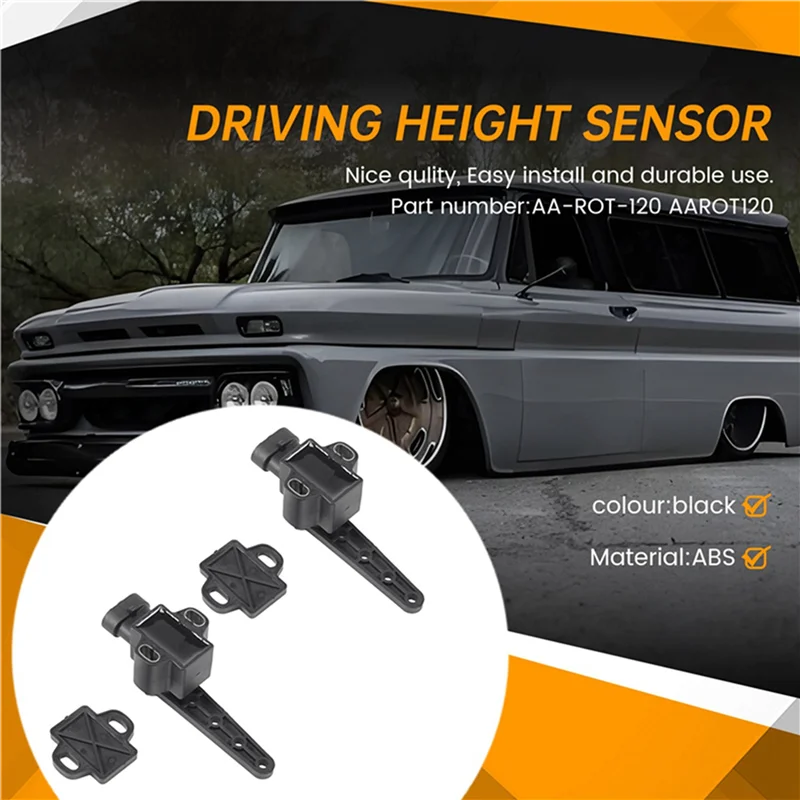 เซ็นเซอร์ระดับความสูงรถยนต์ 4 ชิ้น รุ่น AA-ROT-120 สำหรับ BMW Accuair ระบบกันสะเทือนแบบปรับระดับได้ รุ่น AAROT120 AA ROT 120