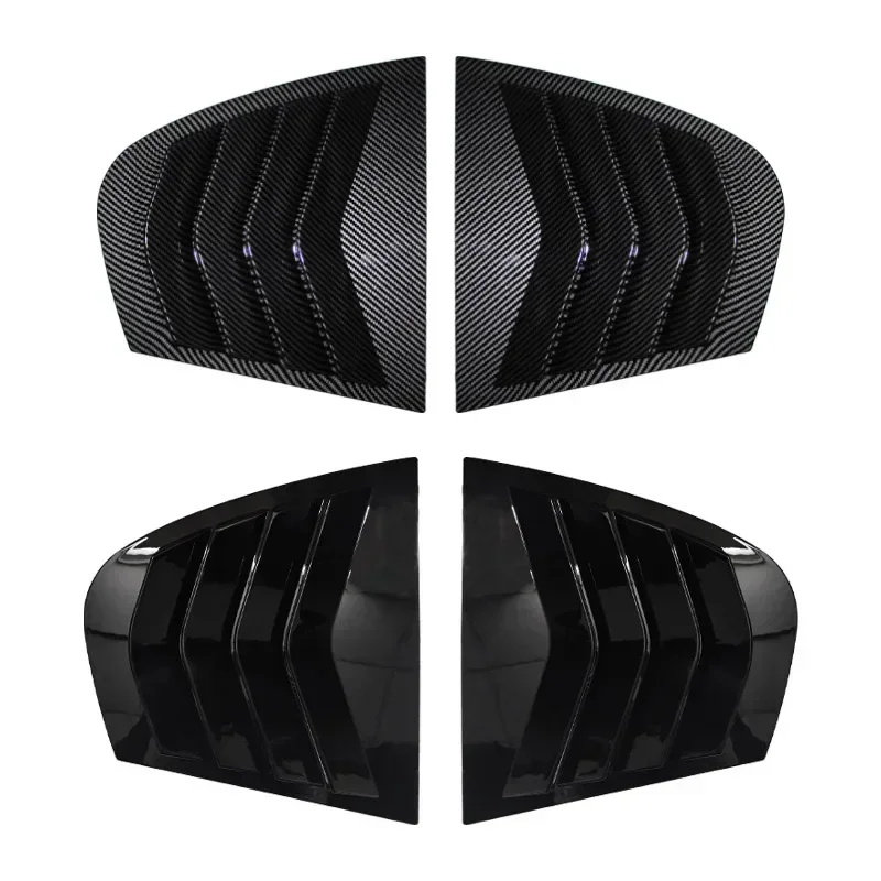 For BMW 3 Series E90 320i 323i 325i 330i M3 Car Rear Window Shutter Cover Trim Window Louver Side Vent 2005-2011