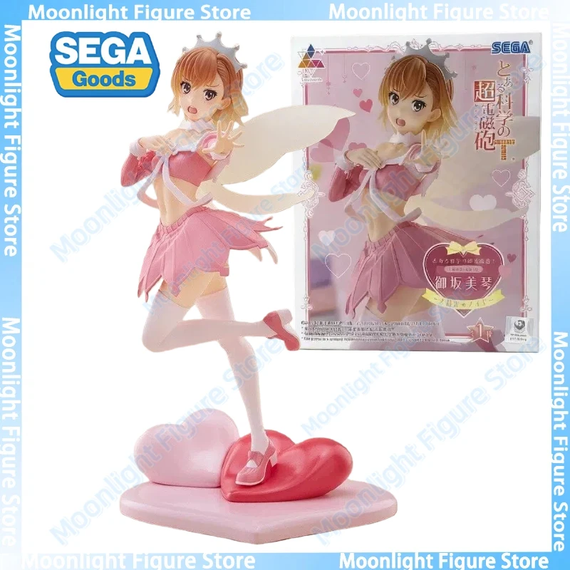 

In Stock SEGA Luminasta Misaka Mikoto Elf Maid Desktop Cute Doll Anime Action Figure Toy Gift Model Collection