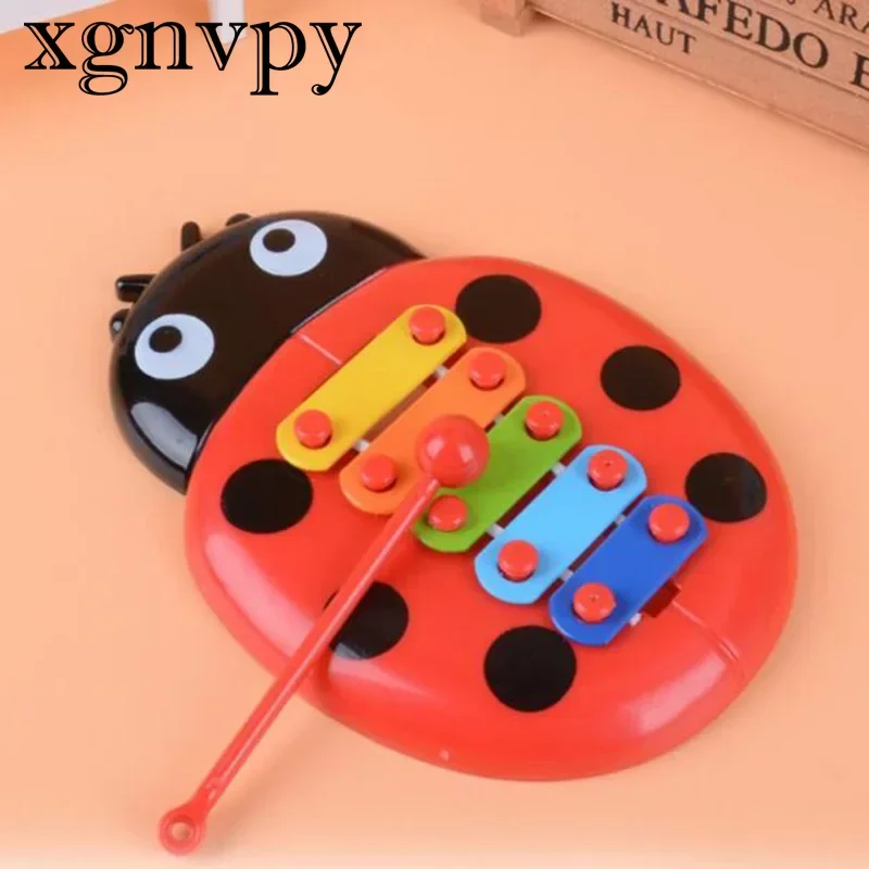 Xgnvpy 0-3 Years Old Hand Knock Piano Educational Toys Hand Harp Boy Girl Musical Baby Toy 8-Note Xylophone for Children Toddler