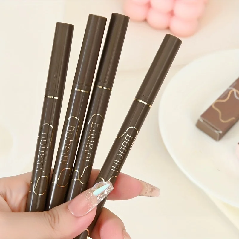 1Pc Waterdichte Sneldroge Vloeibare Eyeliner Pen Ultra-Fijne Matte Afwerking Smudge-Proof Beauty Oogmake-Up Zwart/Bruin Opties