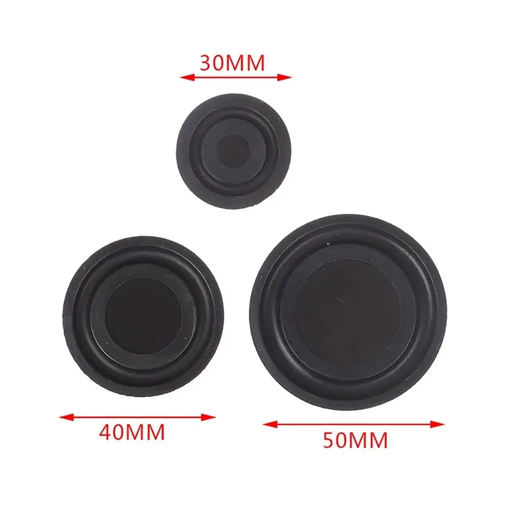 1/2Pcs New 30/40/50mm Speaker Vibration Membrane Rubber Black Passive Radiator Subwoofer Bass Radiator view 3