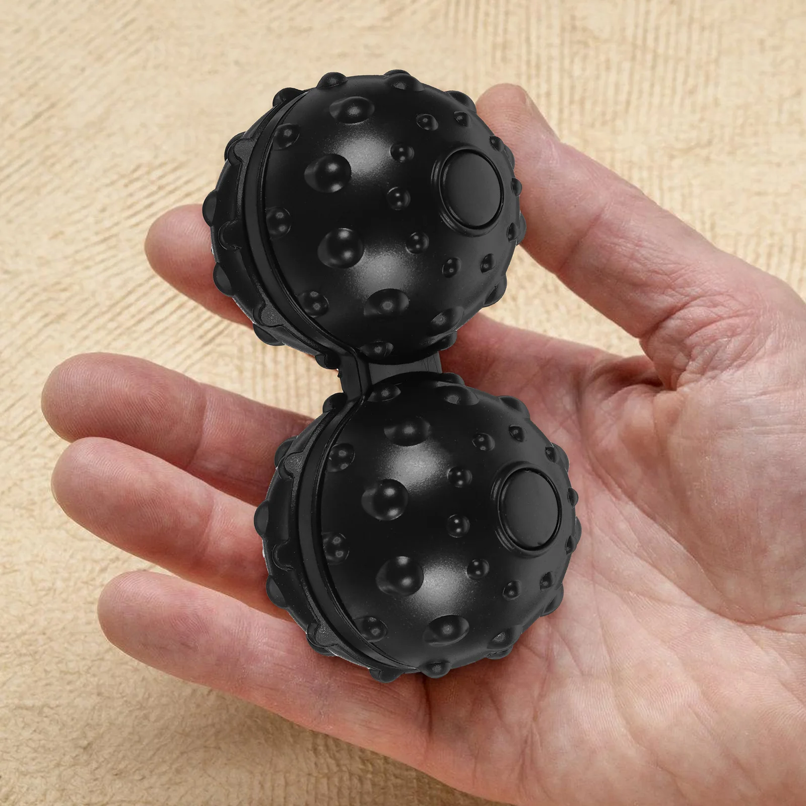 

Силиконовый массажный шарик с черным арахисом для снятия мышечной боли, снятия напряжения тела и массажер для коррекции осанки