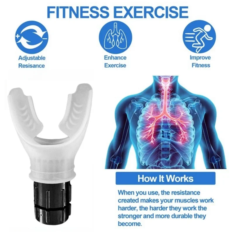 High Quality Sports Breathing Trainer Exercise Tool To Adjust Breathing Rhythm During Exercise