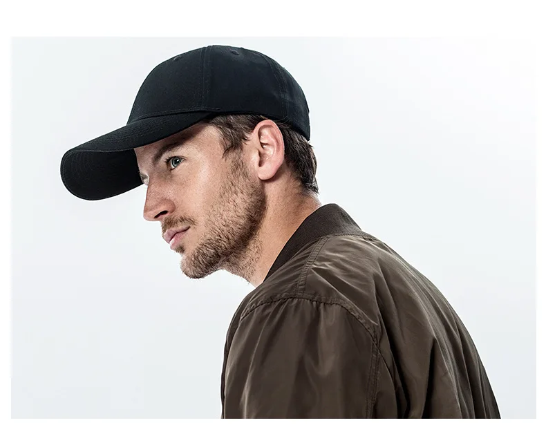 Men Baseball Caps Summer Unisex Solid Color Plain Curved Sun Visor Hip-Hop Cap Hat Women Adjustable Caps