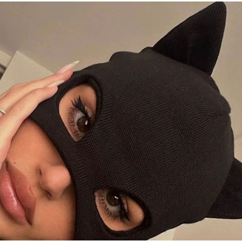 Dark Funny Balaclavas Head Covers Outdoor Cycling Breathable Face Masks Warm Winters Windproof Motorcycle Neck Warmer Unisex
