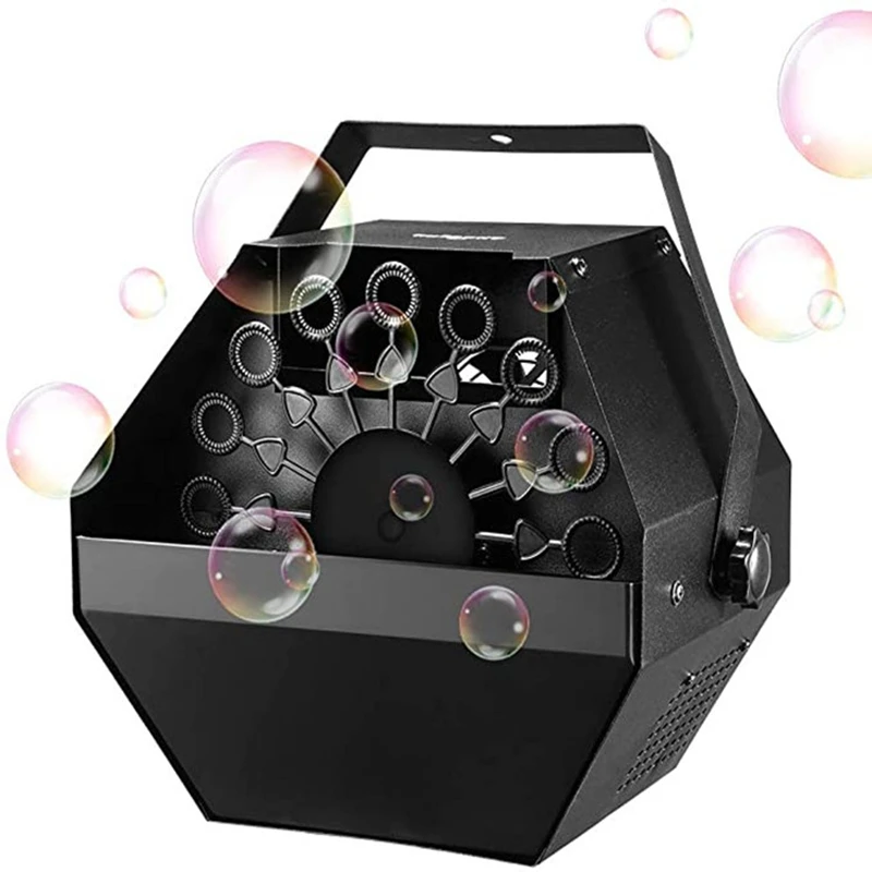 Stage Effect Remote Control Bubble Machine 700W Mini Hand Light Weight DJ Party KTV Wedding Bar Stage Show