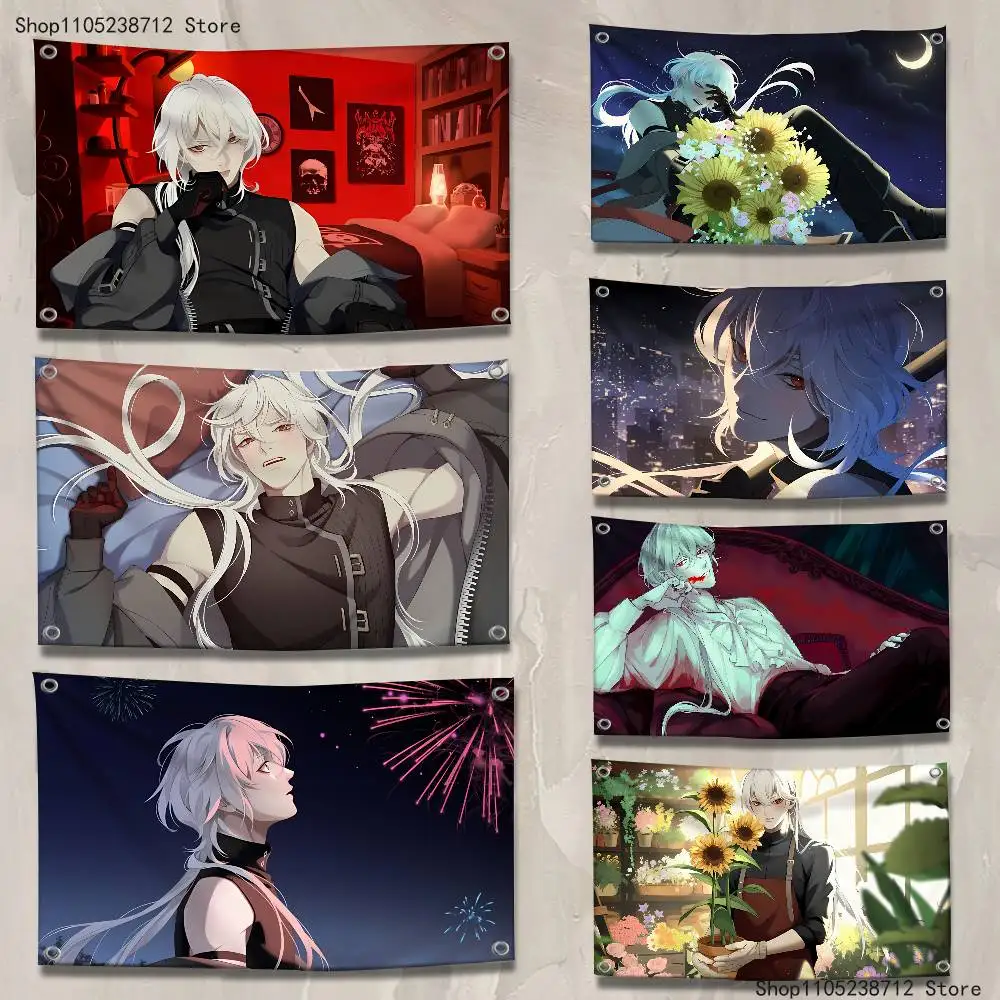 

Game D-Date With Death M-Mangas High-Quality Flag Tapestry Banner Bedroom Living Room Bar Party Wall Decor Outdoor Use